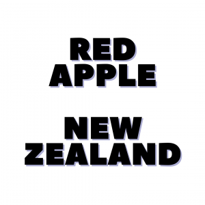 Copy of PBAKL25 A3 POSTER (3) RED APPLE NEW ZEALAND